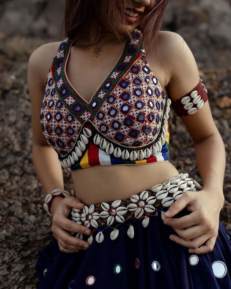 Cold Shoulder Blouse Design